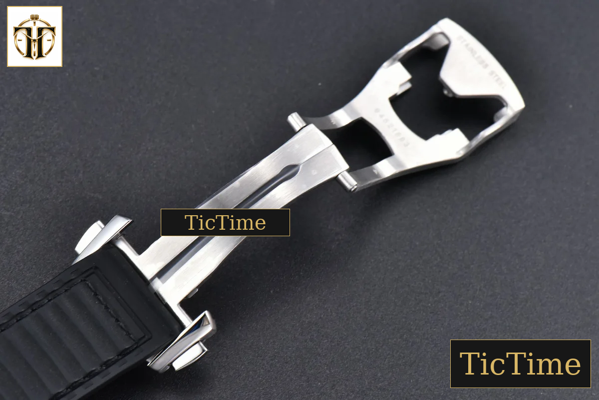 Constellation 41mm VSF Black Dial Black Black/Silver Bezel Gummy Strap A8900 — foto 28