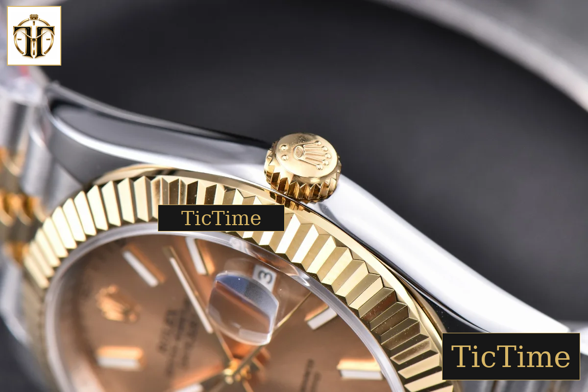 Datejust 41mm GMF YG/SS Gold Dial Stick Marker Fluted Bezel Jubille Bracelet VR3235 — foto 15