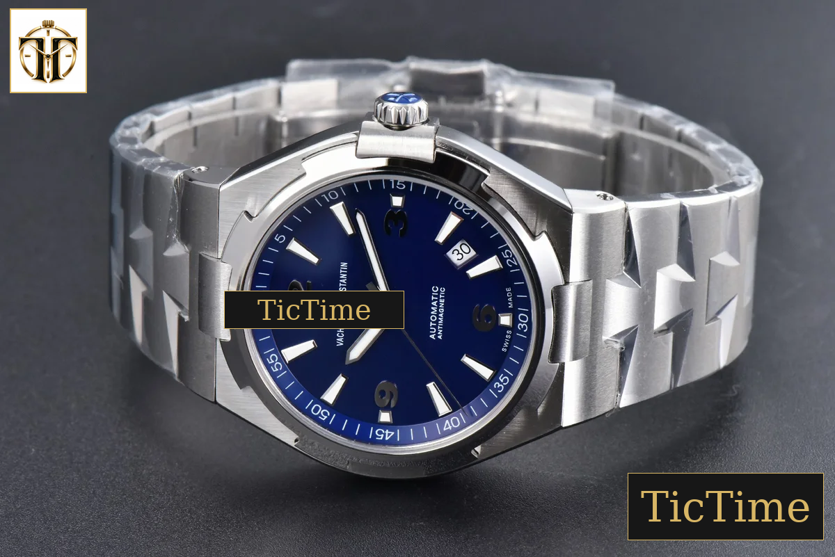 Overseas 47040 42mm PPF Blue Dial SS Bracelet A1226 — foto 14