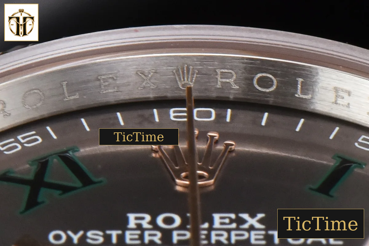 DateJust 36mm BPF RG/SS Fluted Bezel Gray Wimbledon Dial Oyster Bracelet A2824 — foto 8