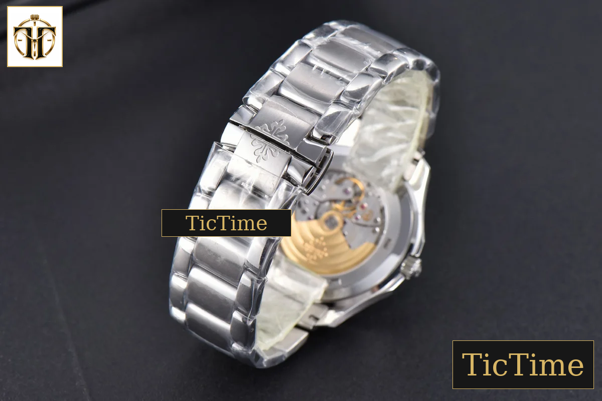 Aquanaut 5167 40mm 3KF Black Dial SS Bracelet A324 — foto 24