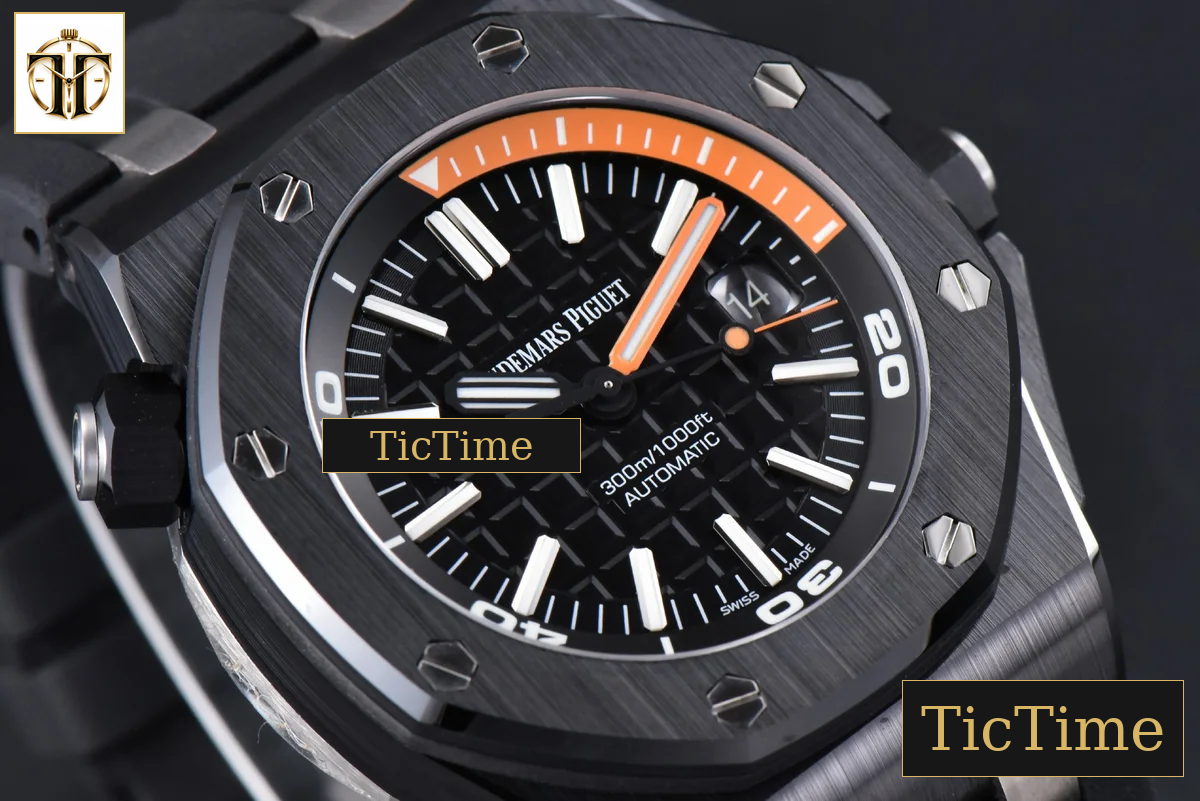 Royal Oak Offshore Diver 15707 42mm ZF Black Ceramic Black Dial Rubber Strap A3120 — foto 13