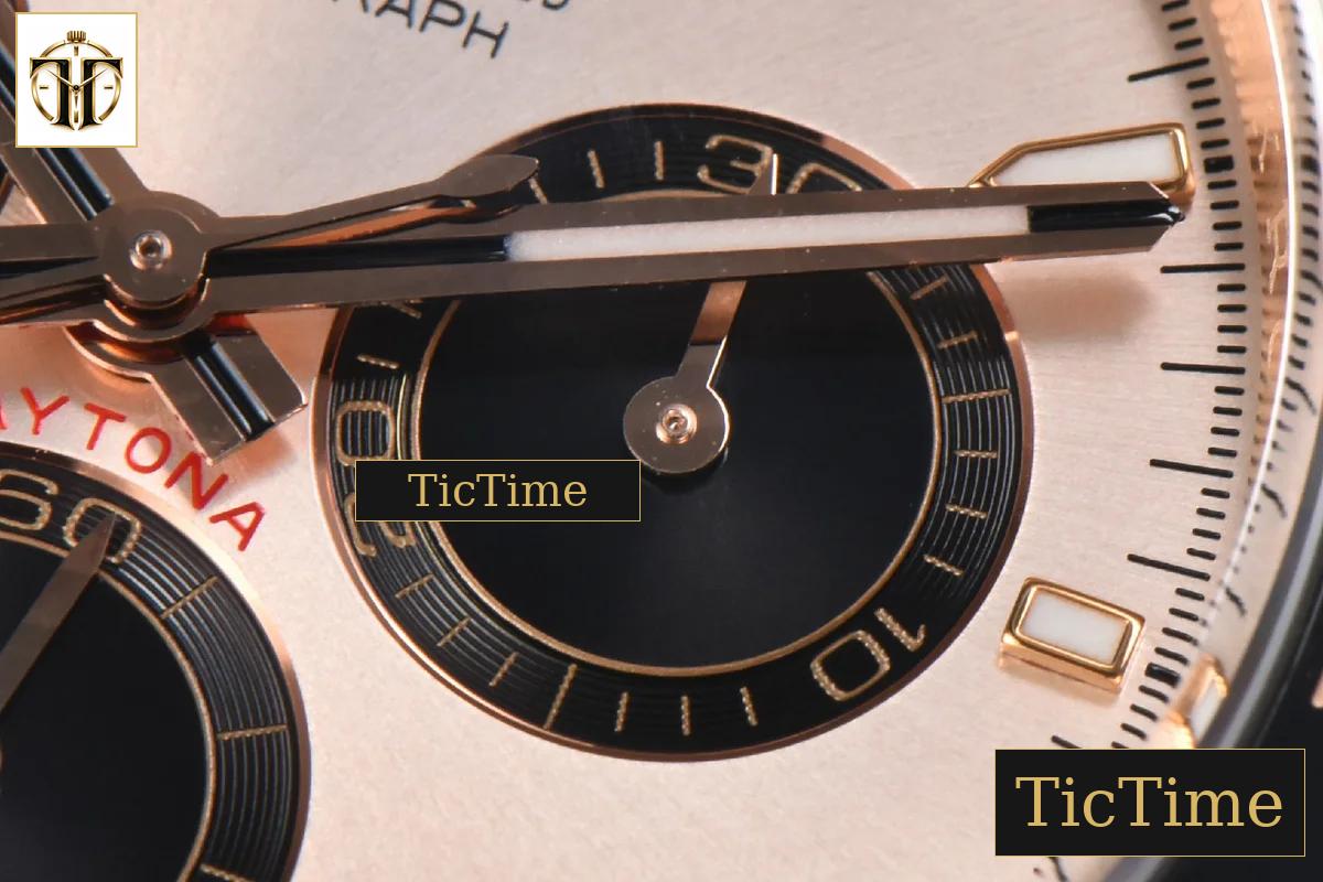 Daytona 126515 40mm Clean Factory RG Black Bezel Black Subdial Black Oysterflex Strap SH4131 — foto 7