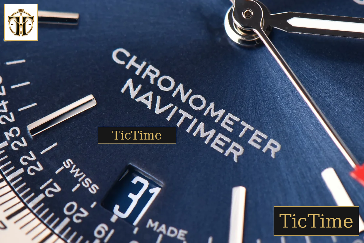 Navitimer 38mm TF SS Blue Dial White Bezel SS Bracelet A2824 — foto 7