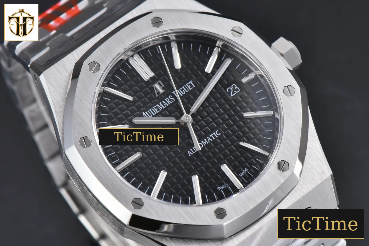Royal Oak 15400 41mm ORF Black Textured Dial SS Bracelet A3120 — foto 13