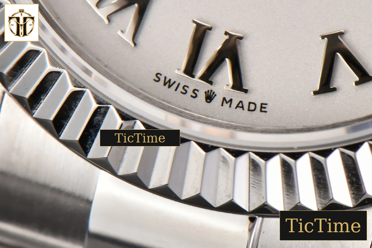 DateJust Ladies 904L 31mm WF White Dial Roma Marker Oyster Bracelet A2671 — foto 9
