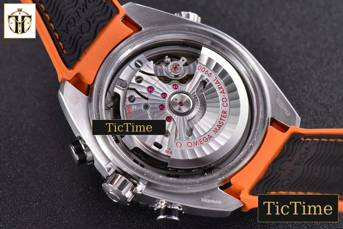 Planet Ocean Chrono 45.5mm OMF Gray Dial Orange/Black Rubber Strap A9900 — foto 21