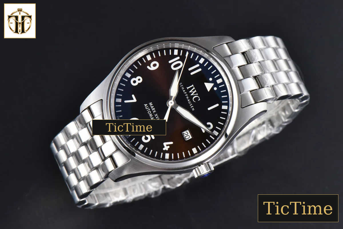 Mark XVIII IWC327013 40mm V7F Brown Dial SS Bracelet A2892 — foto 13