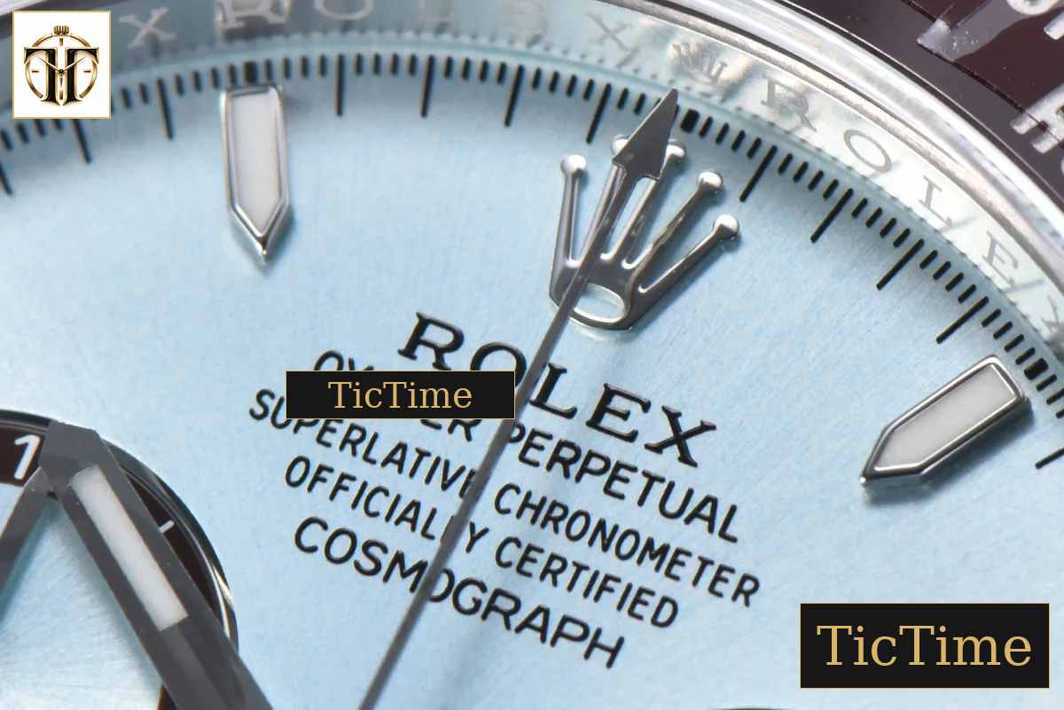Daytona 126506 40mm Clean Factory Ice Blue Dial Lume Markers SS Bracelet DD4131 — foto 5