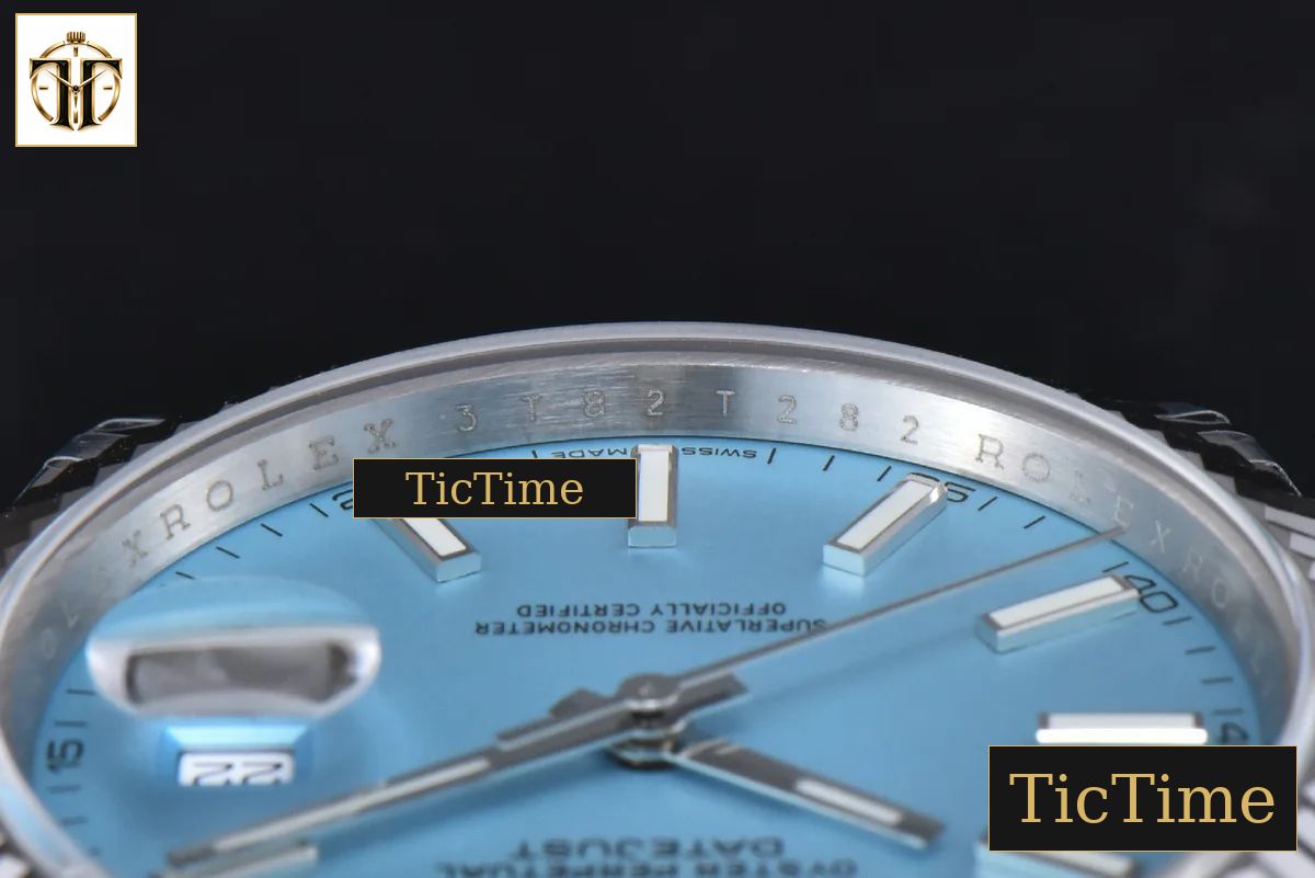 Datejust 41mm GMF Tiffany DIal SS braceelt tungsten heavier version VR3235 — foto 12
