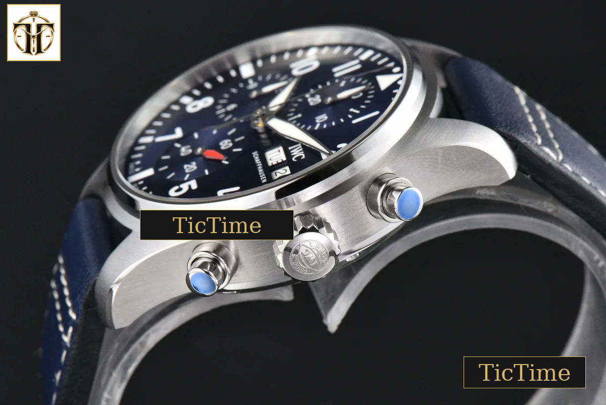 Pilot Chrono IW388101 41mm APSF Blue Dial Blue Leather Strap SA69385 — foto 11