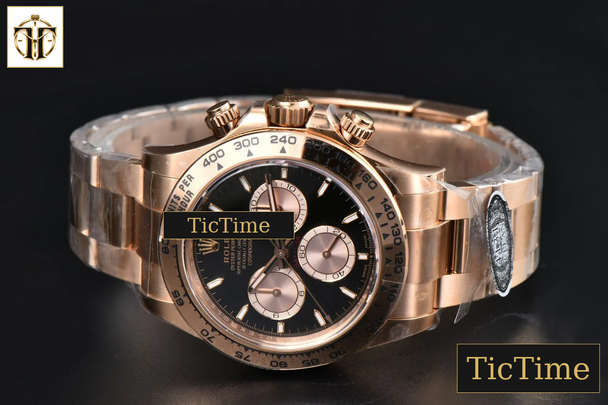 Daytona 126505 40mm Clean Factory RG Black Dial RG Subdial RG Bracelet SH4131 — foto 15