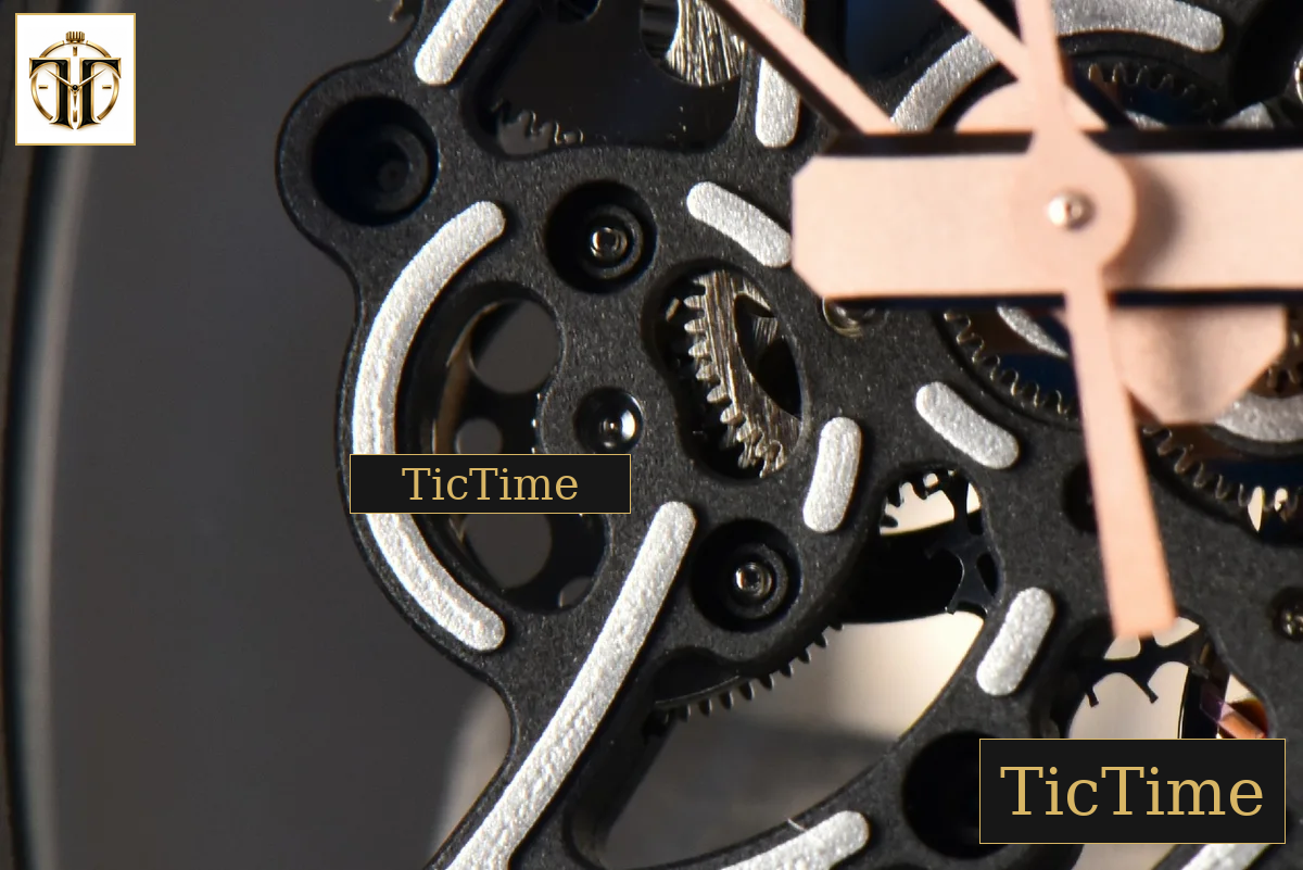 NTPT RM055 43mm ZF RG Bezel Black Crown Black Rubber Strap V6 RMUL2 — foto 8