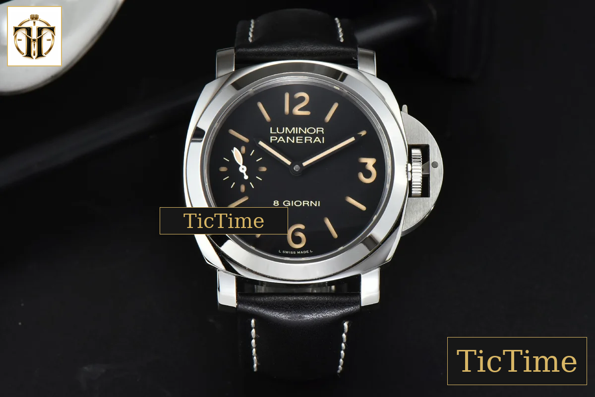 PAM915 44mm HWF Black Dial Black Leather Strap A6497 — foto 3