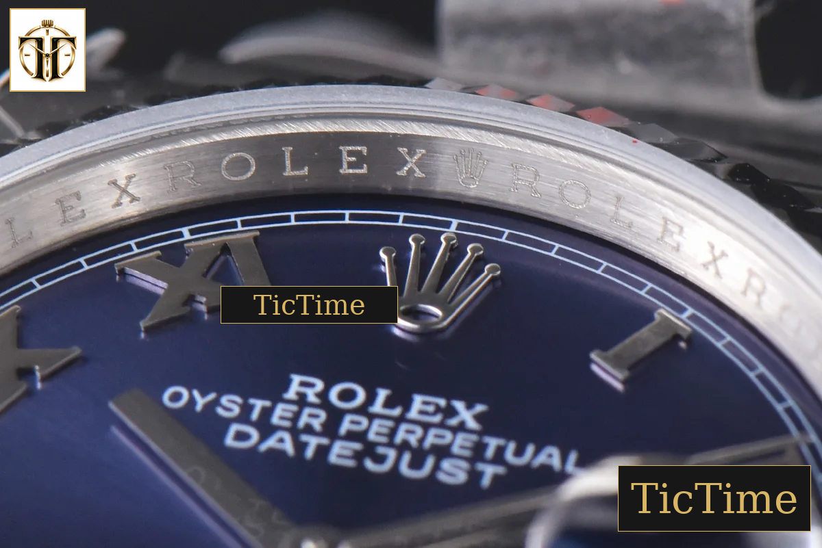 DateJust 36mm GMF SS Blue Dial Roma Marker Jubilee Bracelet VR3235 — foto 13