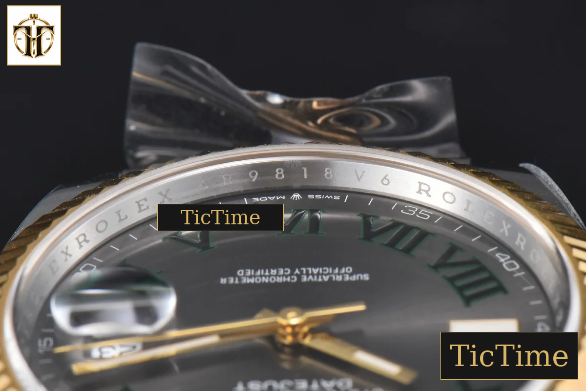DateJust 126333 41mm Clean Factory YG/SS Wimbledon Gray Dial Jubilee Bracelet VR3235 — foto 13