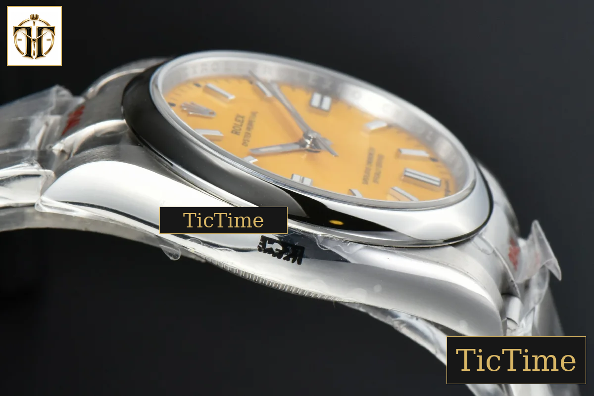 Oyster Perpetual 126000 36mm EWF Yellow Dial SS Bracelet A3230 — foto 12