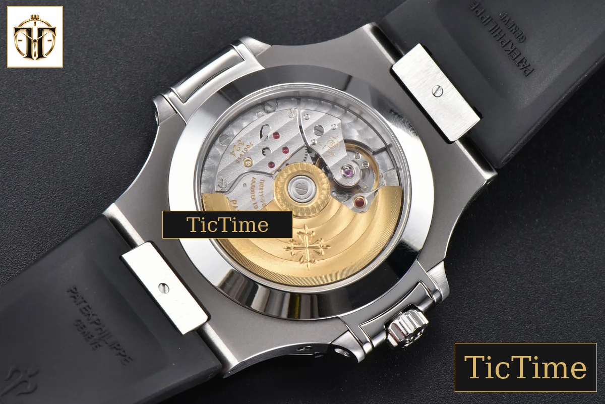 Nautilus Full Function 5726 40.5mm PPF White Dial Black Rubber Strap A324 — foto 14