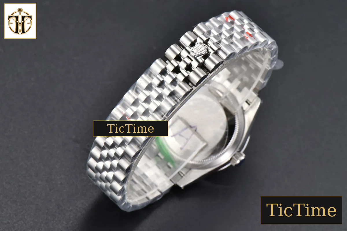 DateJust 904L Fluted Bezel 31mm GMF Blue Flowers Dial Jubilee Bracelet A2824 — foto 28