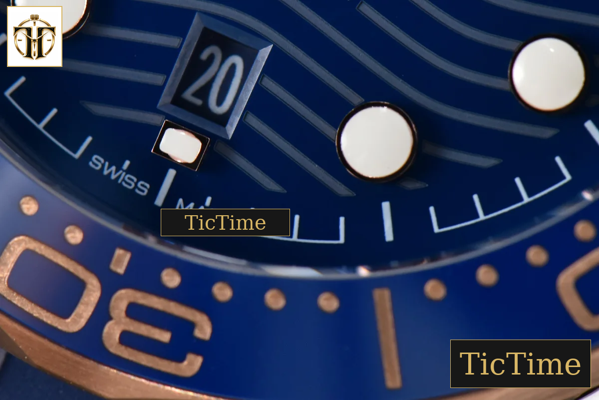 Seamaster Diver 42mm VSF RG/SS 300M Blue Dial Rubber Strap VS8800 — foto 7