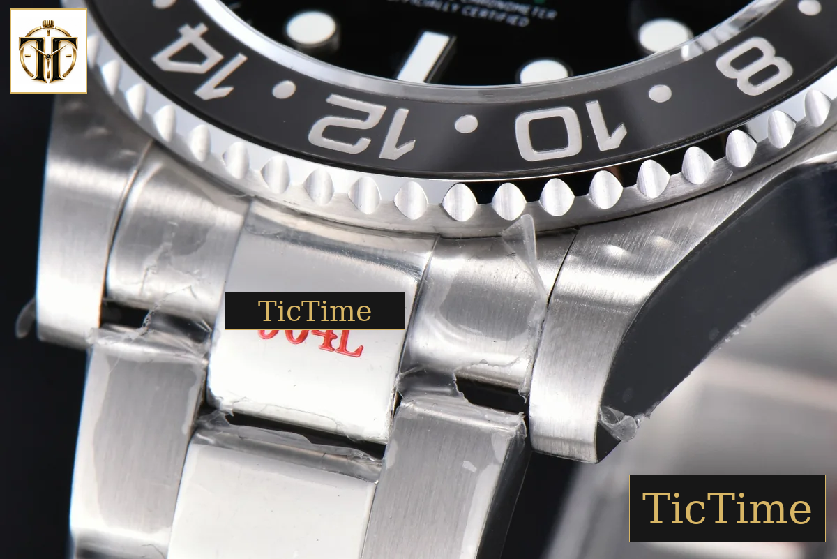 GMT Master II GRNR 904L 126710 40mm GMF Black/Gray Bezel Black Dial Osyter Bracelet VR3285 — foto 11