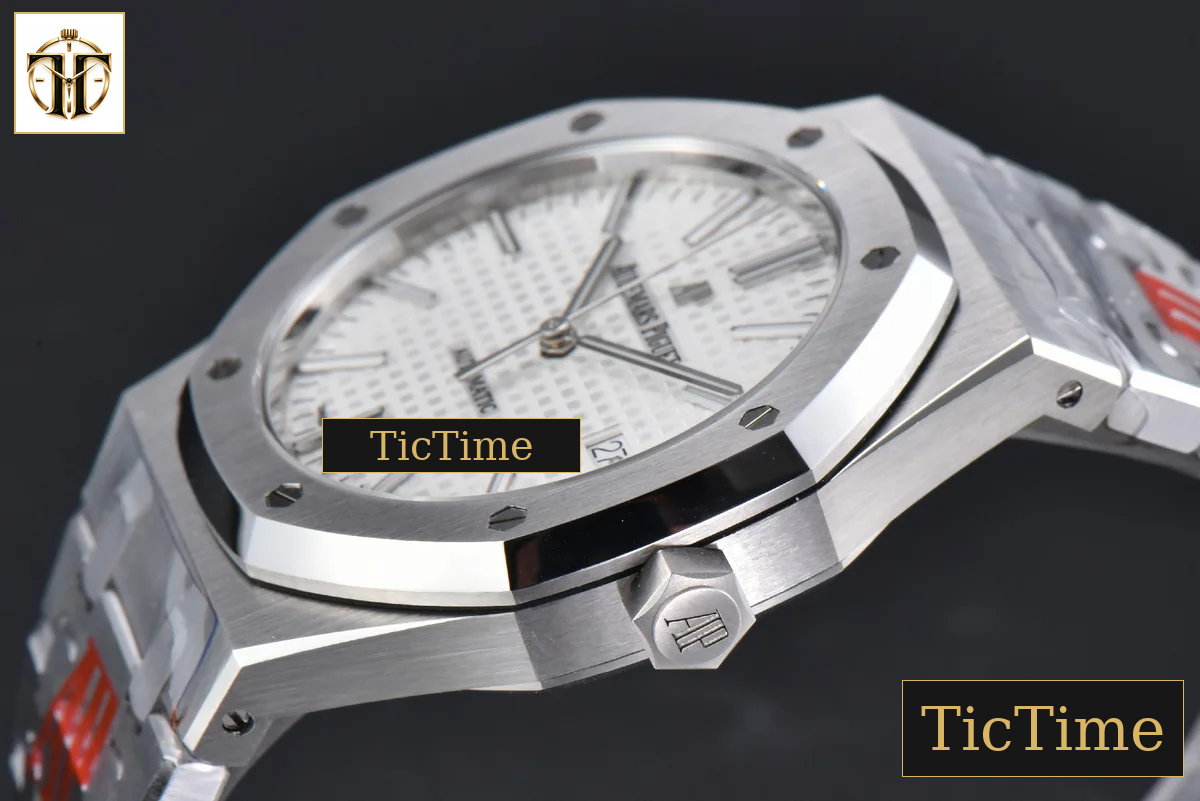 Royal Oak 15400 41mm ORF White Textured Dial SS Bracelet A3120 — foto 12