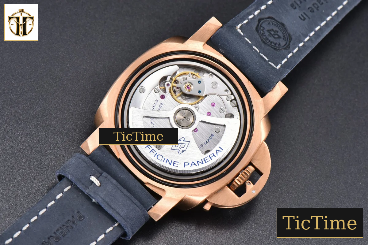 Submersible Quaranta PAM1074 42mm VSF Bronze Blue Dial Blue Leather Strap P900 — foto 25