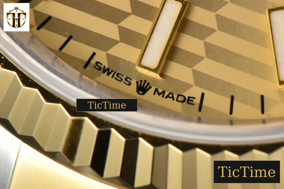 DateJust 36mm BPF YG/SS YG Motif Dial Oyster Bracelet A2824 — foto 8