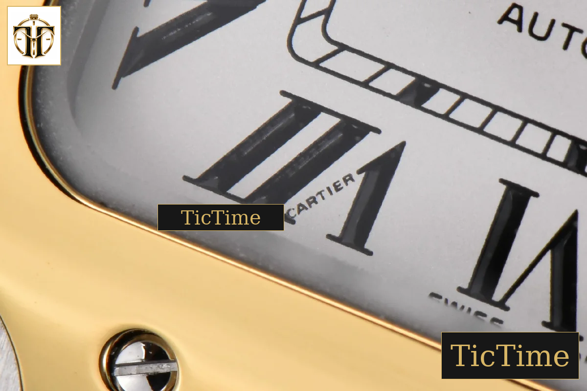 Santos de Cartier Medium 35mm BVF YG/SS White Dial YG/SS Bracelet Miyota 9039 — foto 9