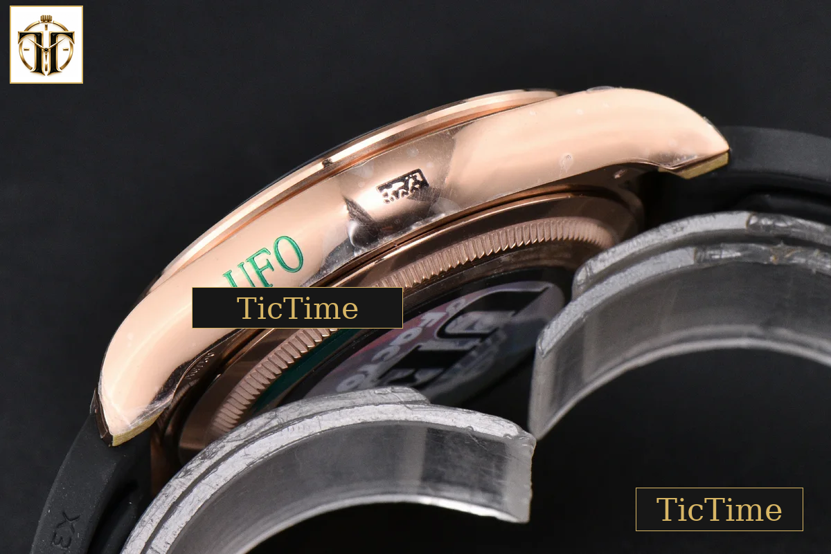 Daytona UFO 126515 40mm UF RG Black Ceramic Bezel Brown Dial Oysterflex Strap (Free Sprung) UF4131 — foto 17