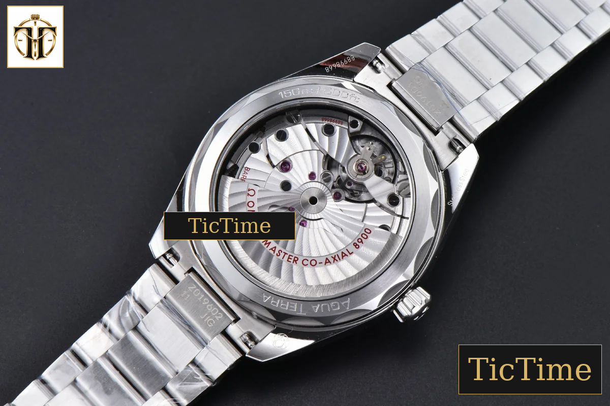 Aqua Terra 150M 41mm VSF SS Black Smooth Dial Silver Hand SS Bracelet A8900 — foto 18