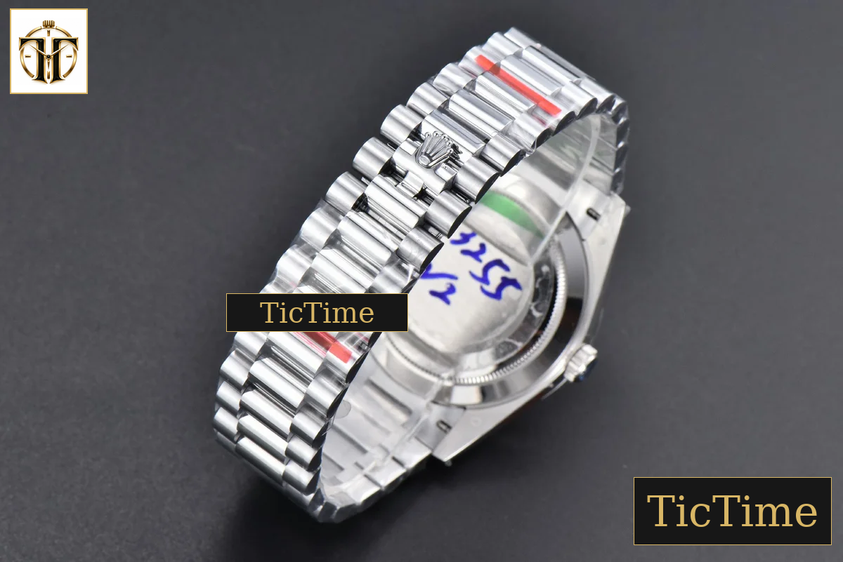 DayDate 40mm GMF White Dial Roma Marker President Bracelet A2836 — foto 36