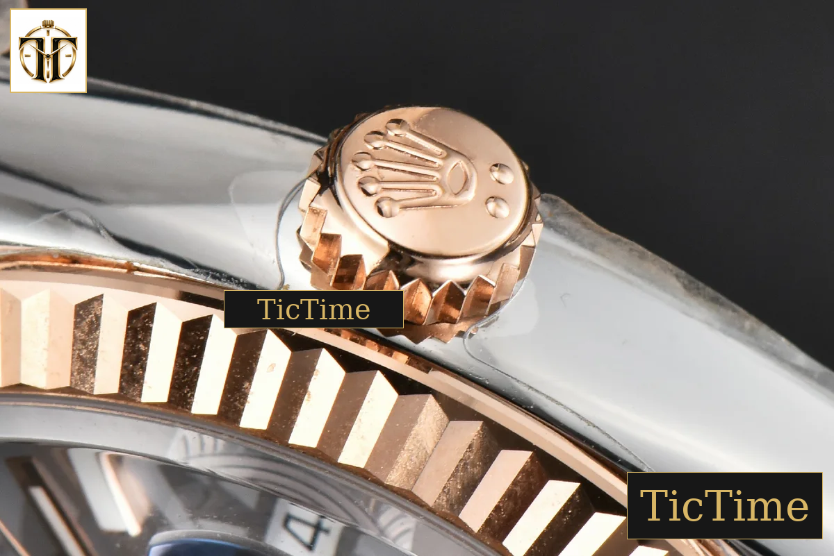DateJust 36mm EWF RG/SS Silver Plam Dial Oyster Bracelet A3235 — foto 17