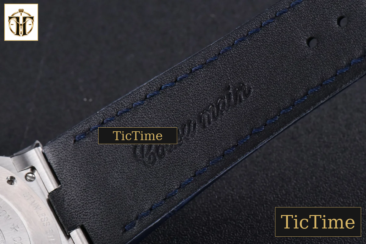Overseas 47040 42mm MKF Blue Dial Leather Strap 9015 — foto 23