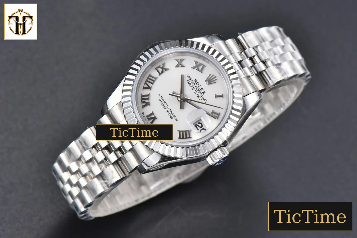 DateJust 31mm WF White Dial Lume Marker Jubilee Bracelet A2671 — foto 3