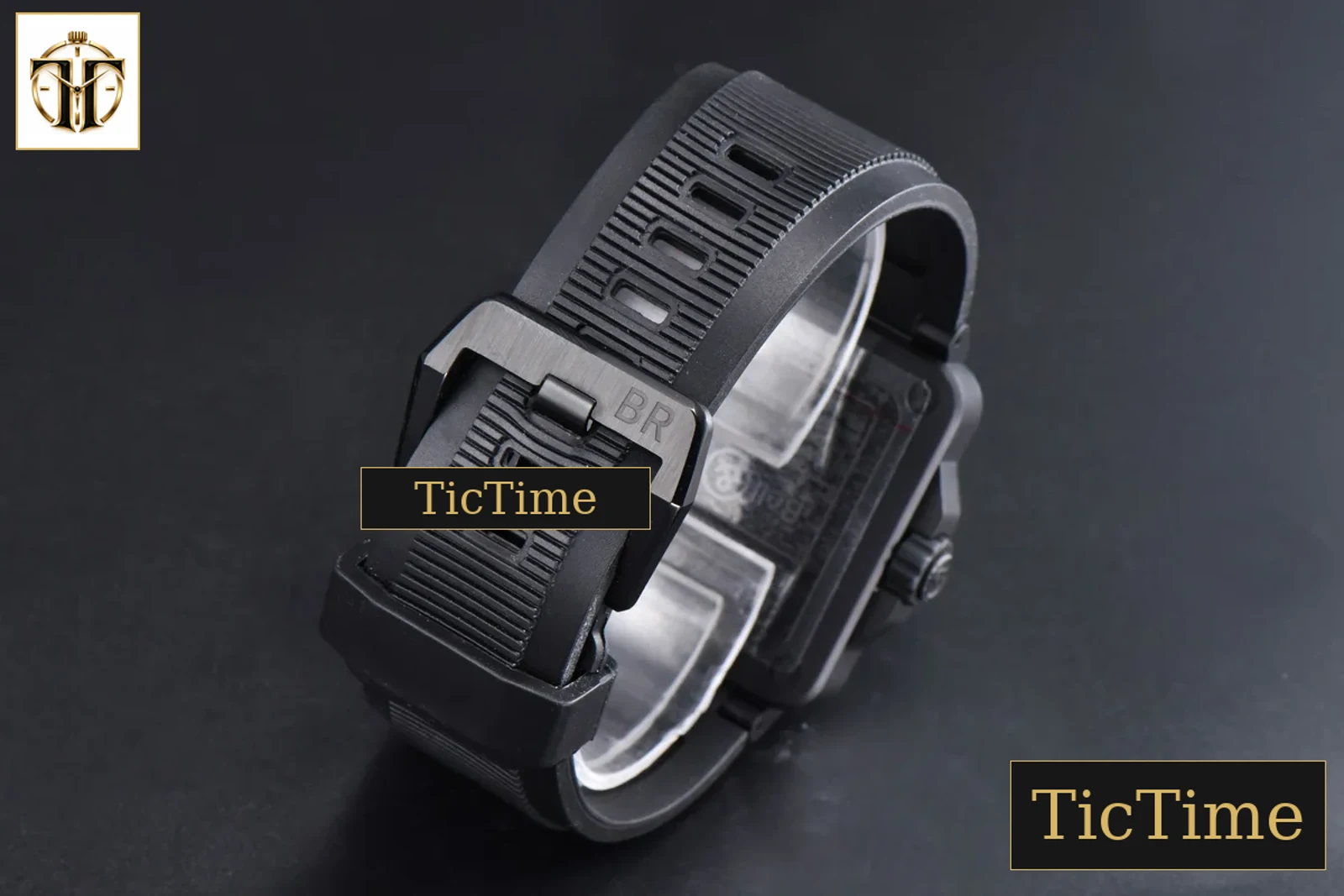 BR03-92 M+F Full Lume Ceramic Case Light Blue Dial Black Rubber Strap A2892 — foto 30