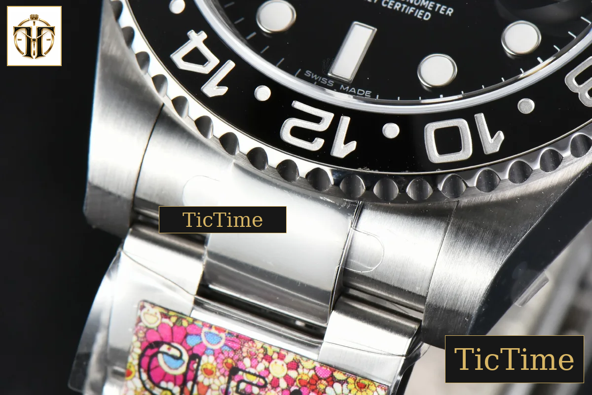 GMT-Master II LN 116710 40mm Clean Factory Black Ceramic Oyster Bracelet VR3186 — foto 15