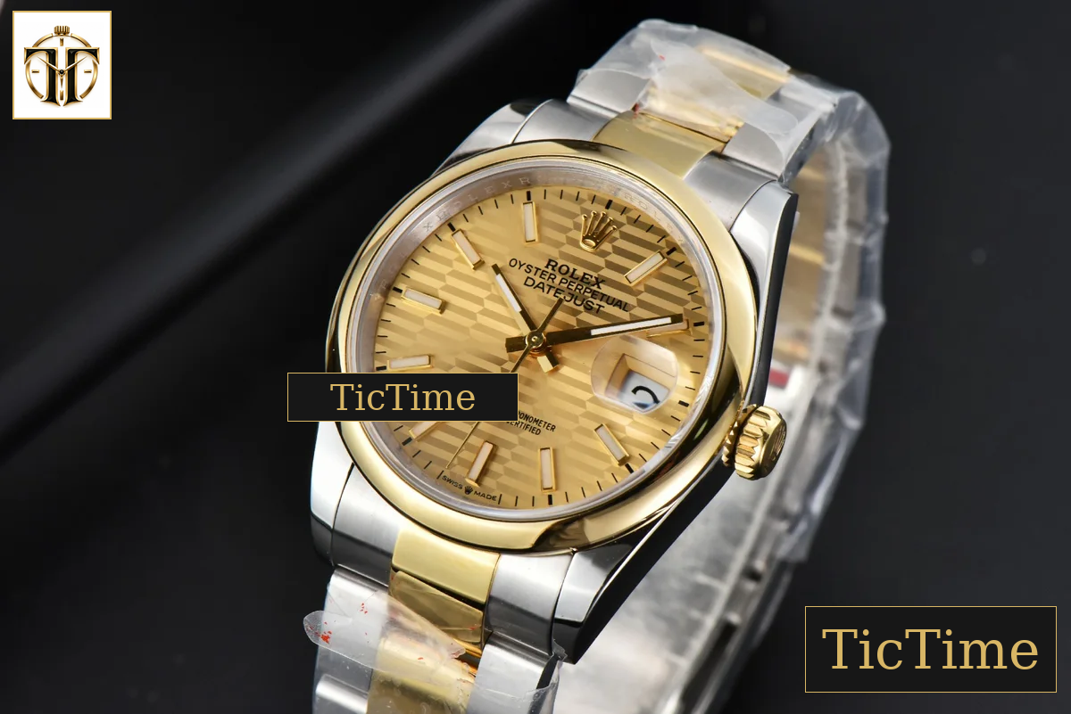 DateJust 36mm BPF YG/SS Smooth YG Motif Dial Oyster Bracelet A2824 — foto 4