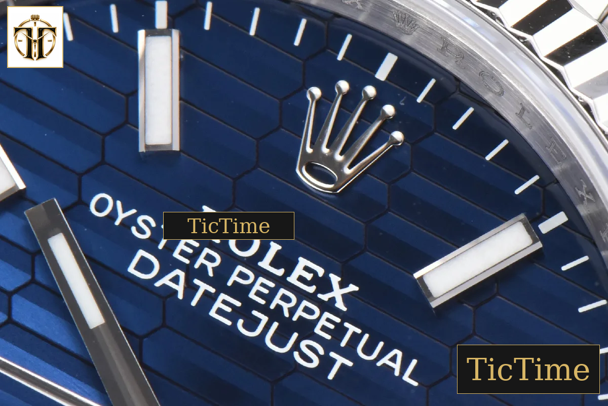 DateJust 904L 36mm VSF Blue Motif Dial Jubilee VS3235 — foto 6