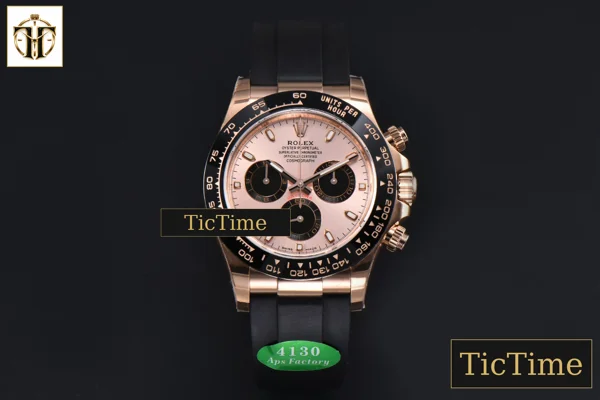 Foto frontal — Daytona 116515 APSF RG RG Dial Ceramic Bezel Oysterflex Strap Tungsten Version SH4130