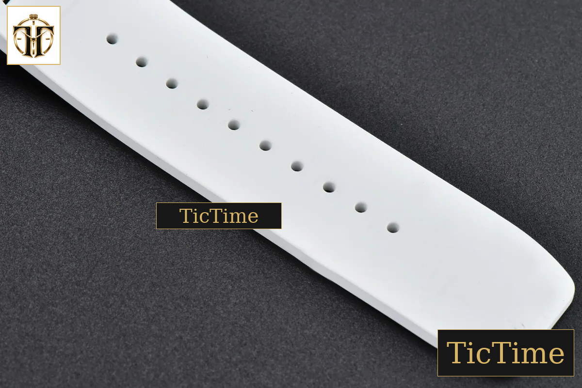 Bubba Watson RM055 42.7mm ZF Black NTPT White Skeleton Dial White Rubber Strap V6 NH05 — foto 20