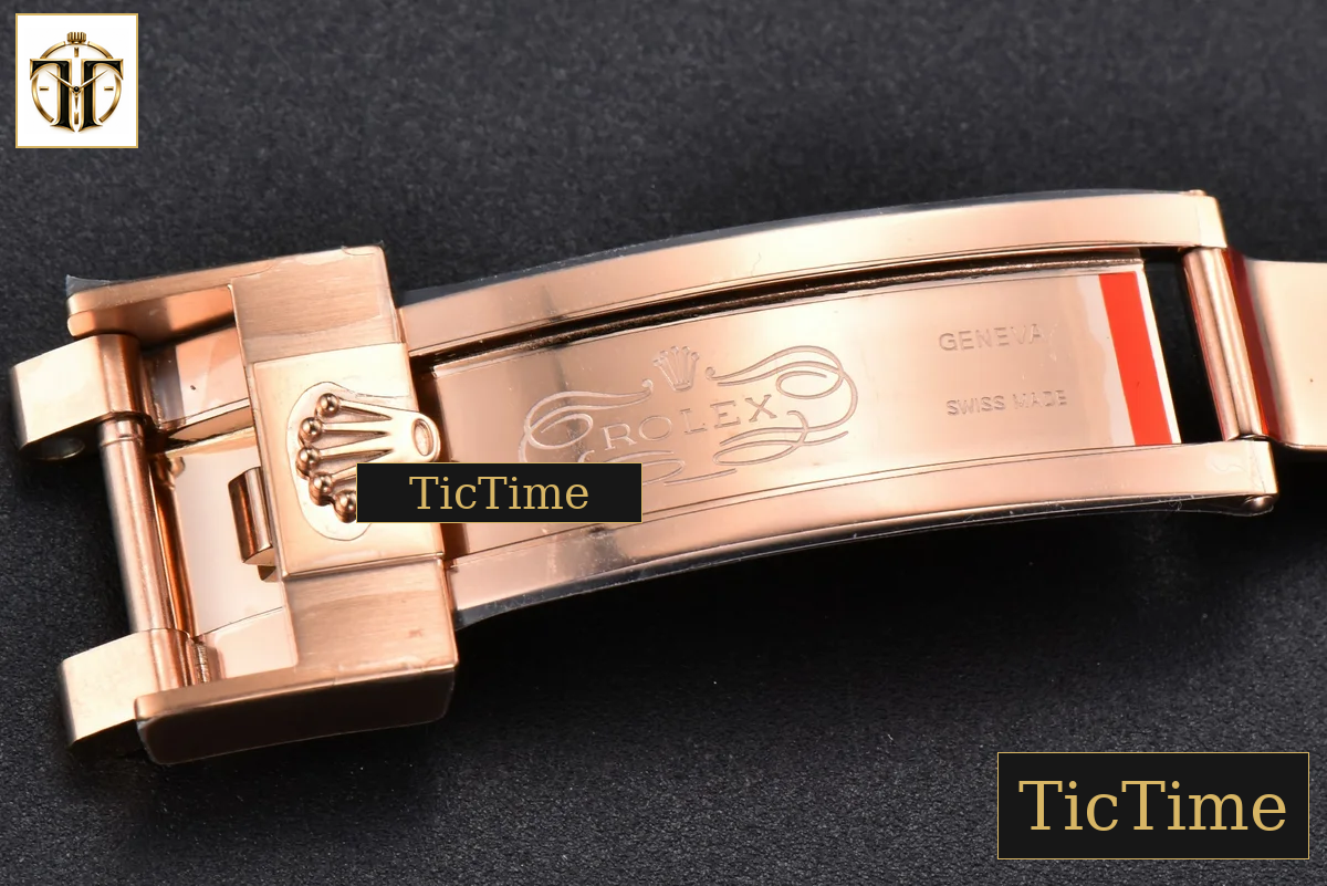 Yacht-Master 904L 126655 40mm Clean Factory RG Ceramic Black Dial Oysterflex Strap VR3235 — foto 40