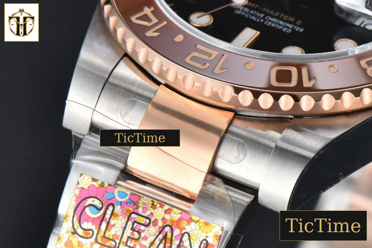 GMT-Master II CHNR 126711 40mm Clean Factory RG/SS Black/Brown Ceramic Oyster Bracelet DD3285 — foto 10