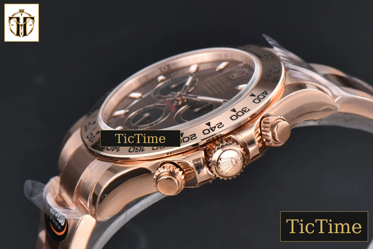 Daytona 116505 40mm BTF Brown Dial Black Subdial RG Bracelet SA4130 — foto 11