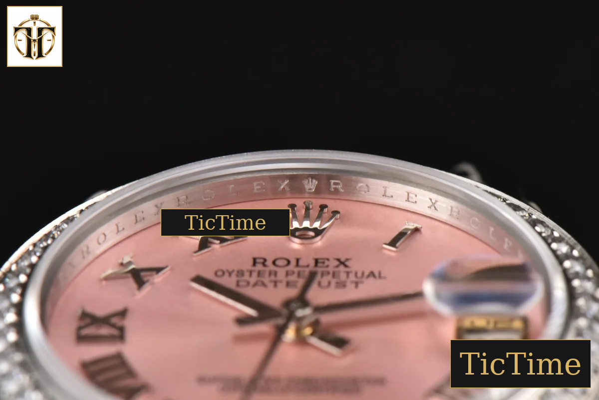 DateJust Ladies 904L 31mm WF Diamond Pink Dial Roma Marker Oyster Bracelet A2671 — foto 13