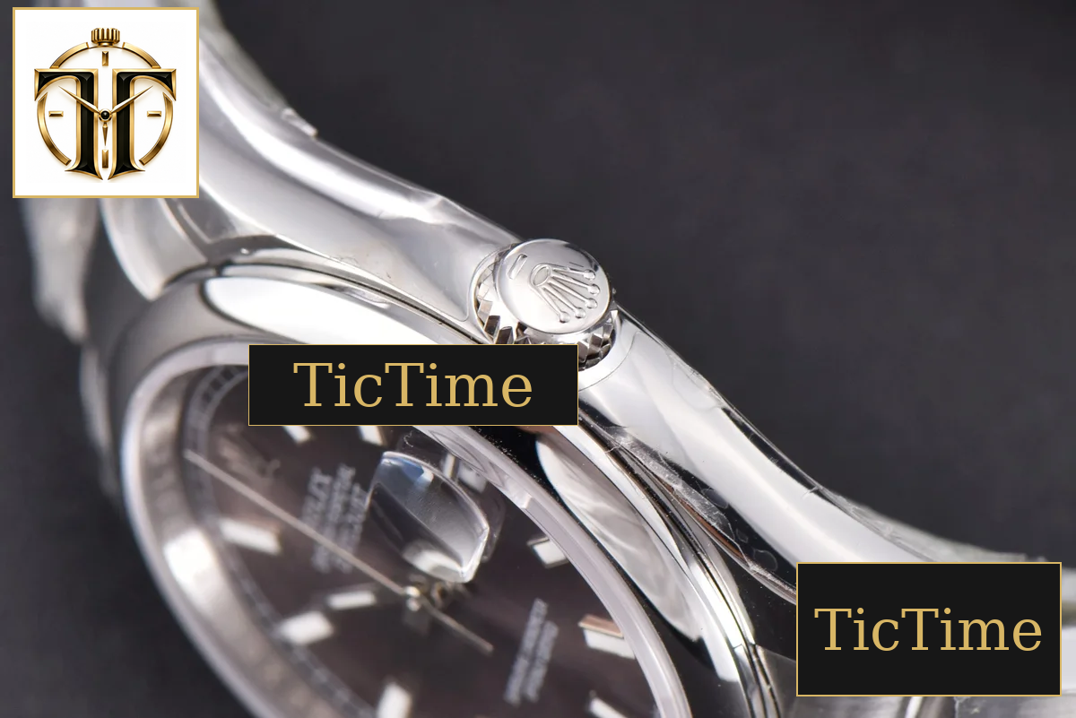 DateJust 36mm GMF SS Smooth Bezel Silver Dial Lume Marker Oyster Bracelet VR3235 — foto 13