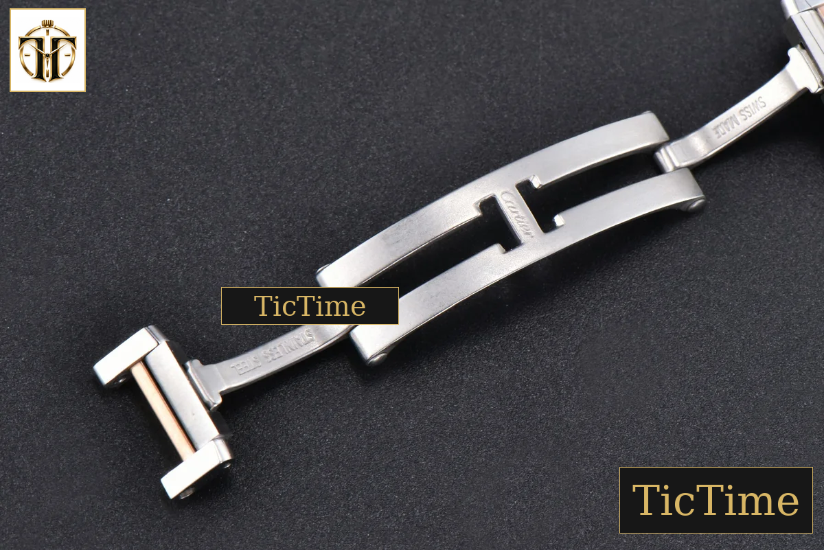 Tank Francaise Small 25.7mmx21.2mm 8848F Diamond RG/SS Bracelet Quartz — foto 22