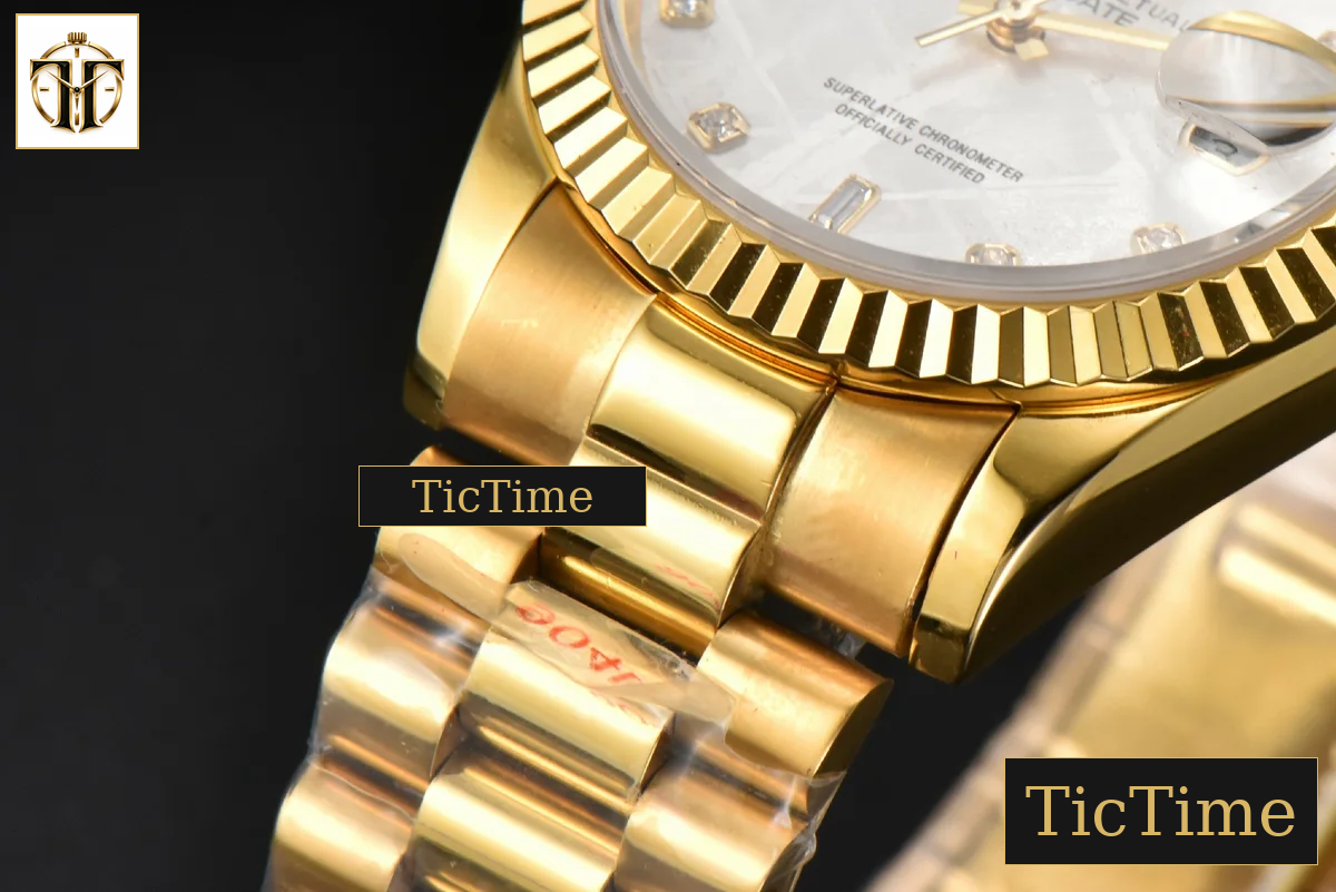 Daydate 36mm GMF YG Meteorite Dial Diamond Marker YG Bracelet A3235 — foto 14