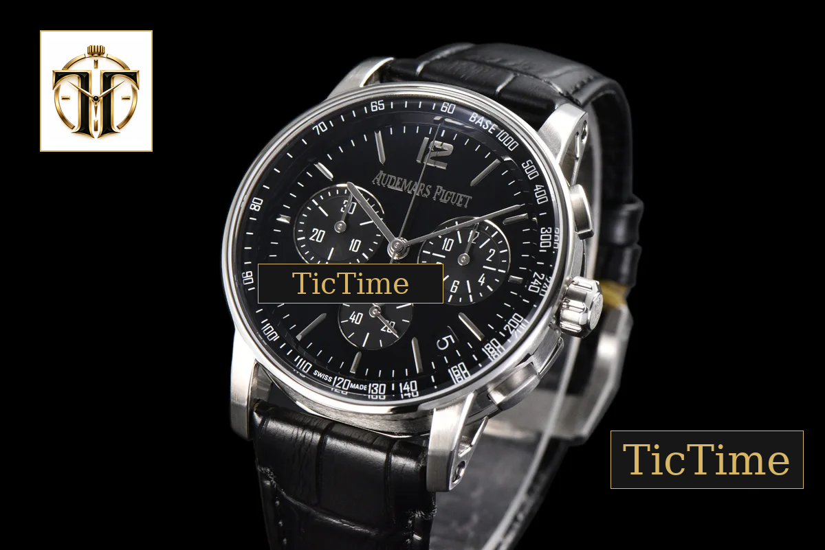 Code 11.59 Chrono 26393 41mm APSF SS Black Dial Black Leather Strap SA4401 — foto 16