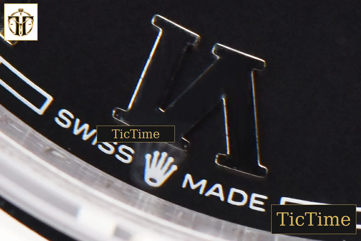 DateJust 36mm GMF SS Smooth Bezel Black Dial Roma Marker Jubilee Bracelet VR3235 — foto 8